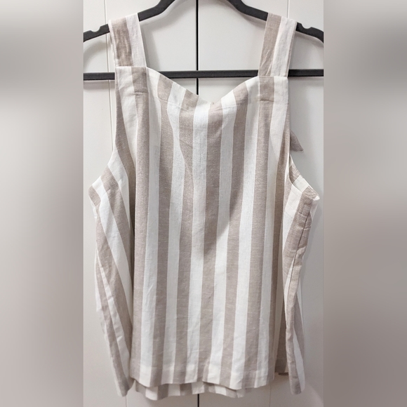 LC LAUREN CONRAD, Knotted-Strap Tank, Size Large. - Picture 8 of 11